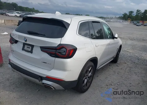 2024 BMW X3 Sdrive30I из США, поврежденный, VIN 5UX43DP09R9T83837